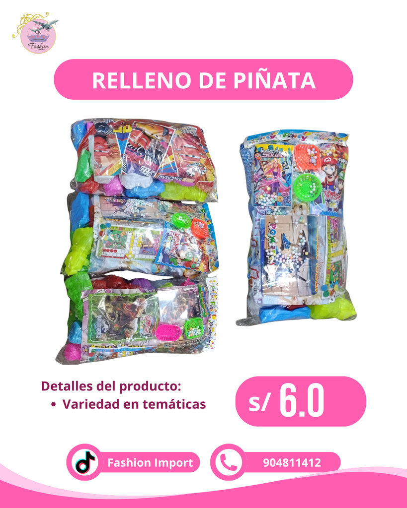 RELLENO DE PIÑATA