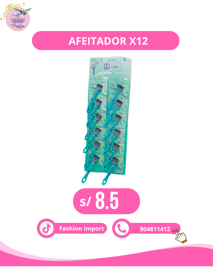AFEITADOR x12