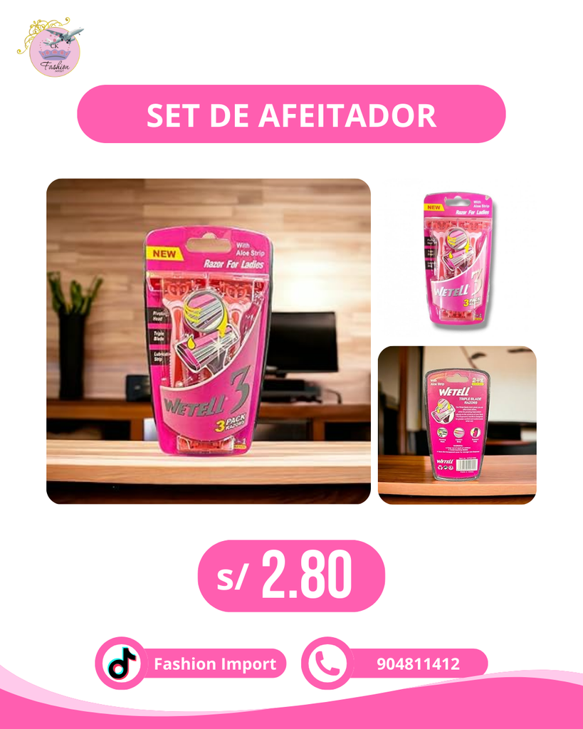 SET DE AFEITADOR