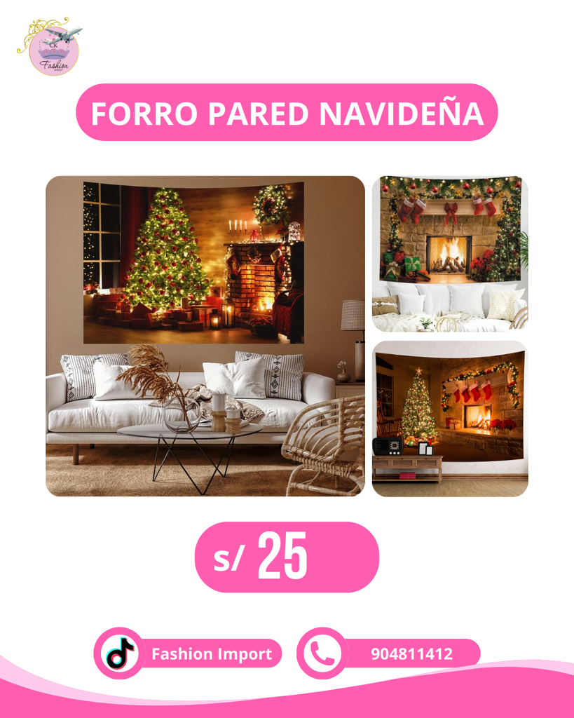 FORRO PARED NAVIDEÑA