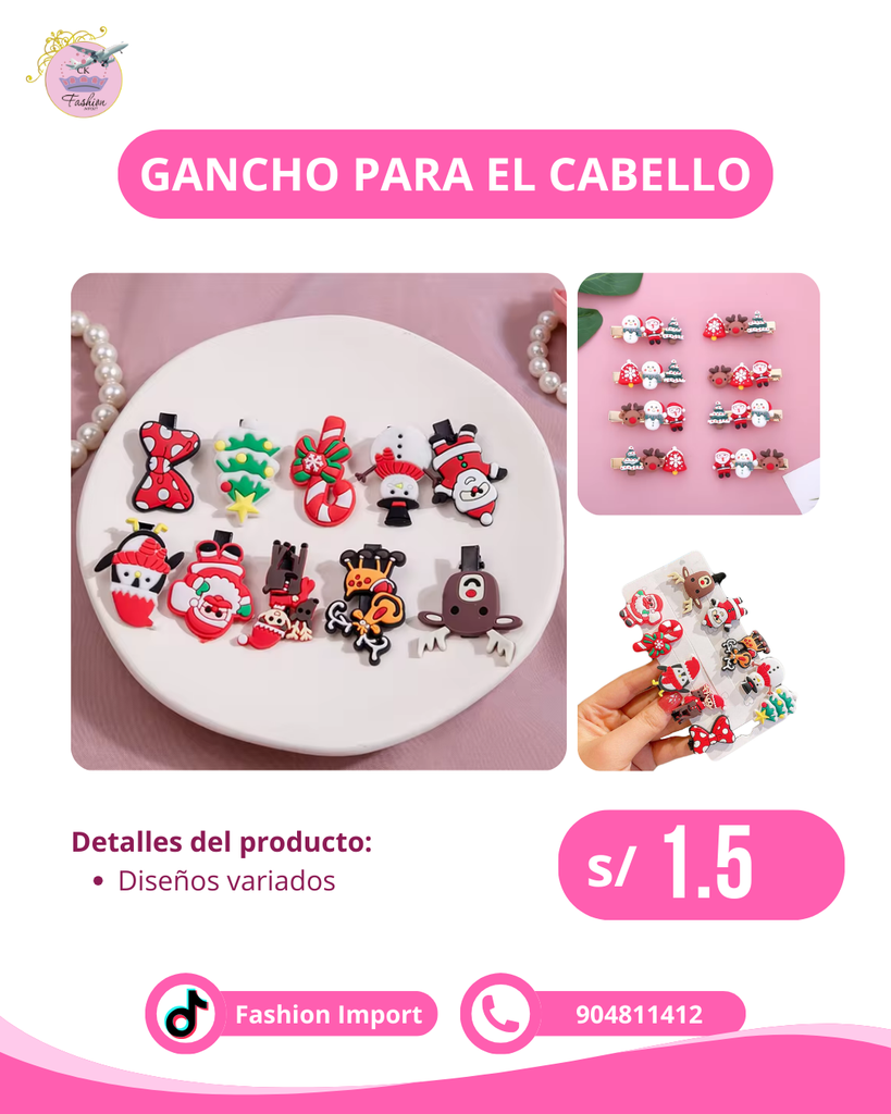 GANCHO PARA CABELLO