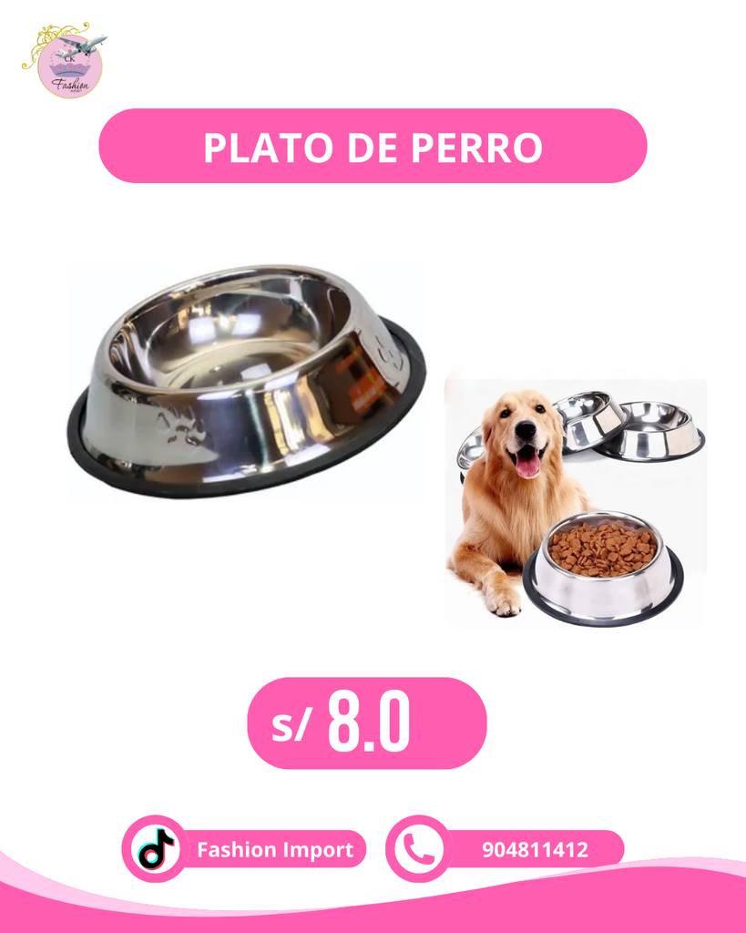 PLATO DE MASCOTA