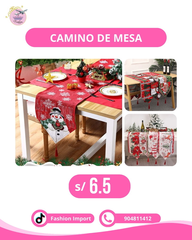 CAMINO DE MESA NAVIDEÑO