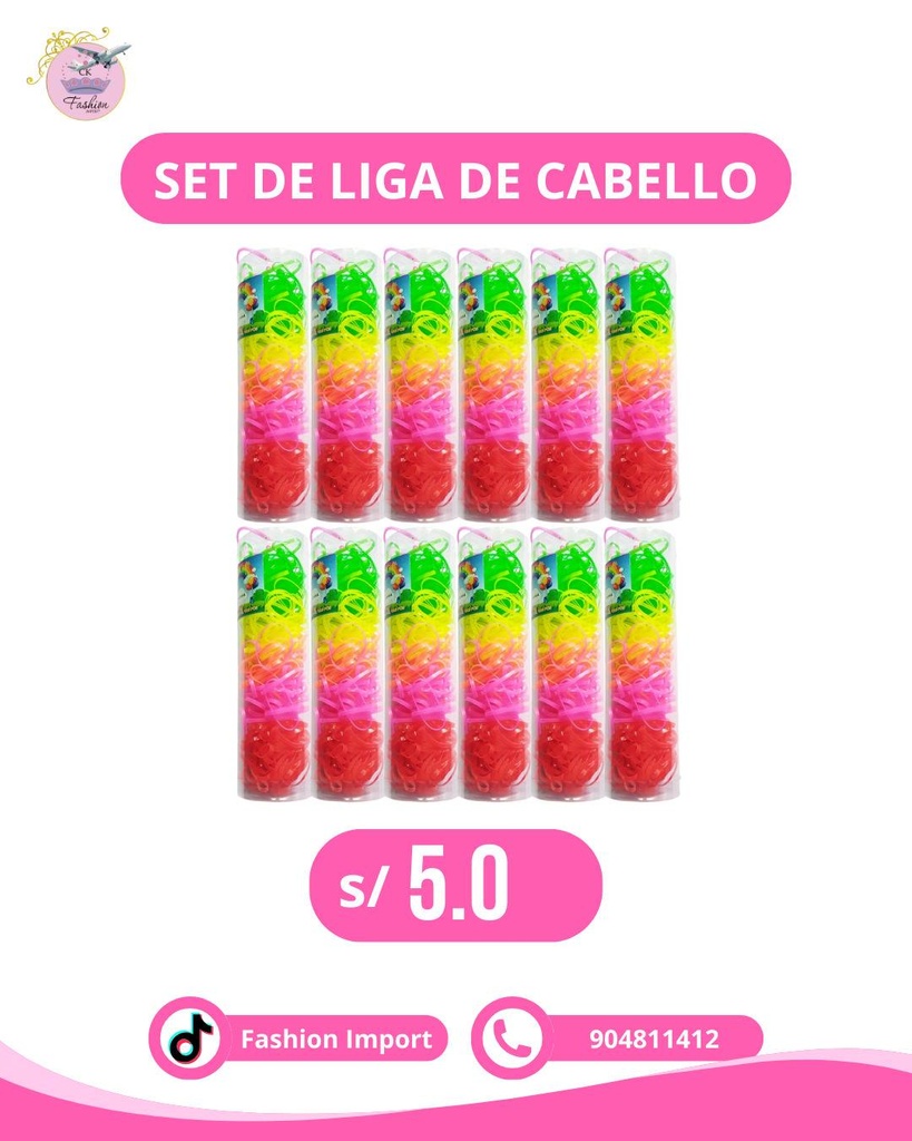SET DE LIGA DE CABELLO