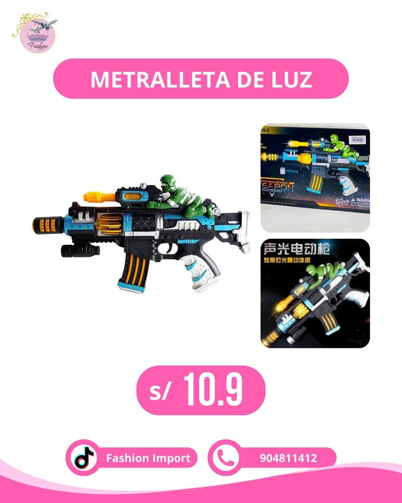 METRALLETA DE LUZ