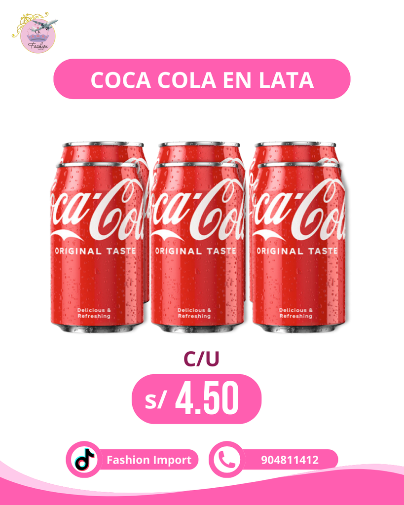 COCA COLA EN LATA