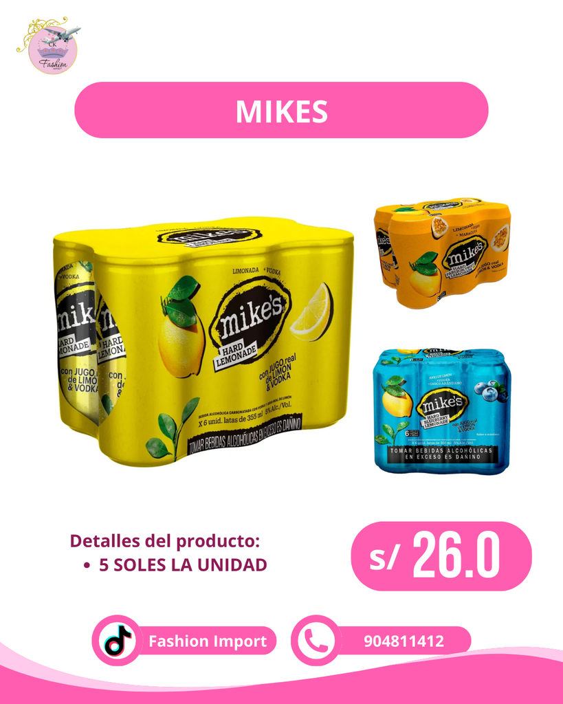 MIKES 5 SOLES C/U