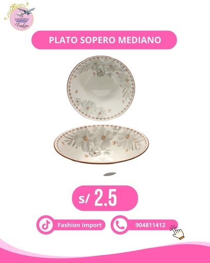 PLATO SOPERO MEDIANO