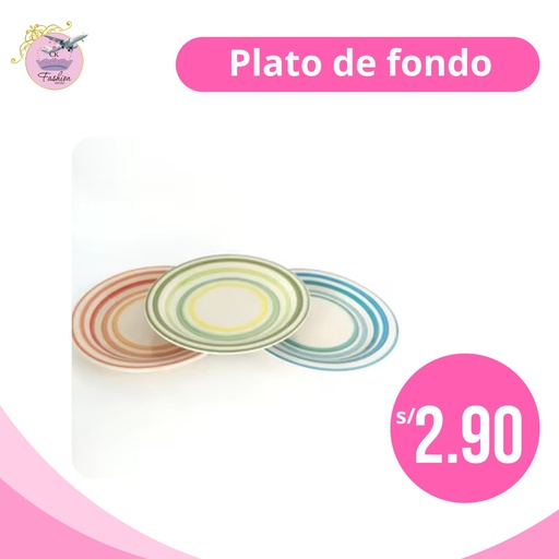 PLATO DE FONDO CON DISEÑO