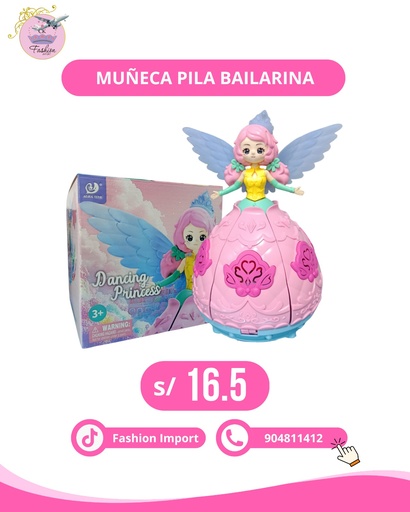 MUÑECA PILA BAILARINA