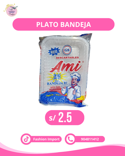 PLATO BANDEJA