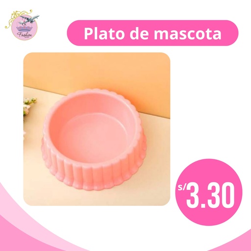 PLATO DE MASCOTA 