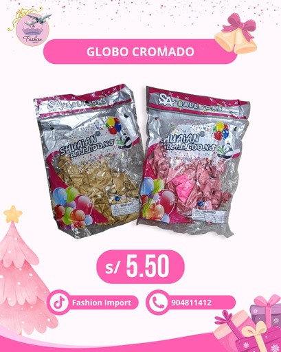 GLOBO CROMADO