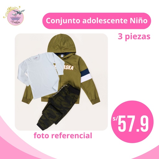 CONJUNTO ADOLESCENTE NIÑO