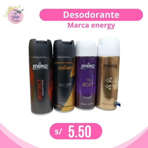 DESODORANTE ENERGY