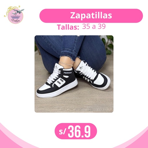 BOTINES DE DAMA NEGRO T35 - 39