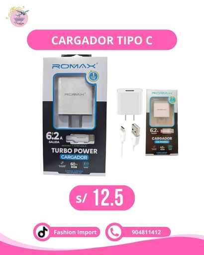 CARGADOR TIPO C