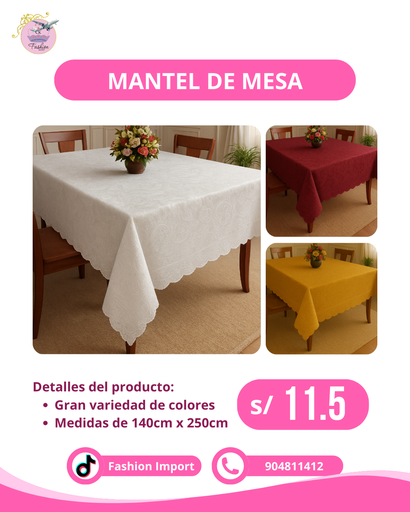 MANTEL DE MESA