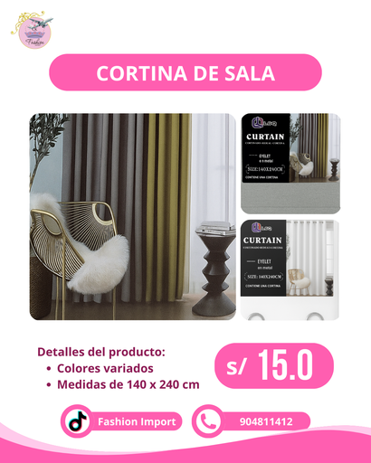 CORTINA DE SALA