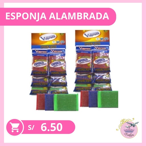 ESPONJA ALAMBRADA