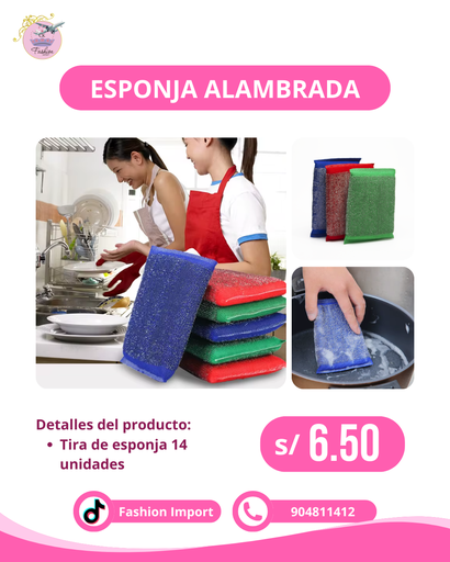 ESPONJA ALAMBRADA